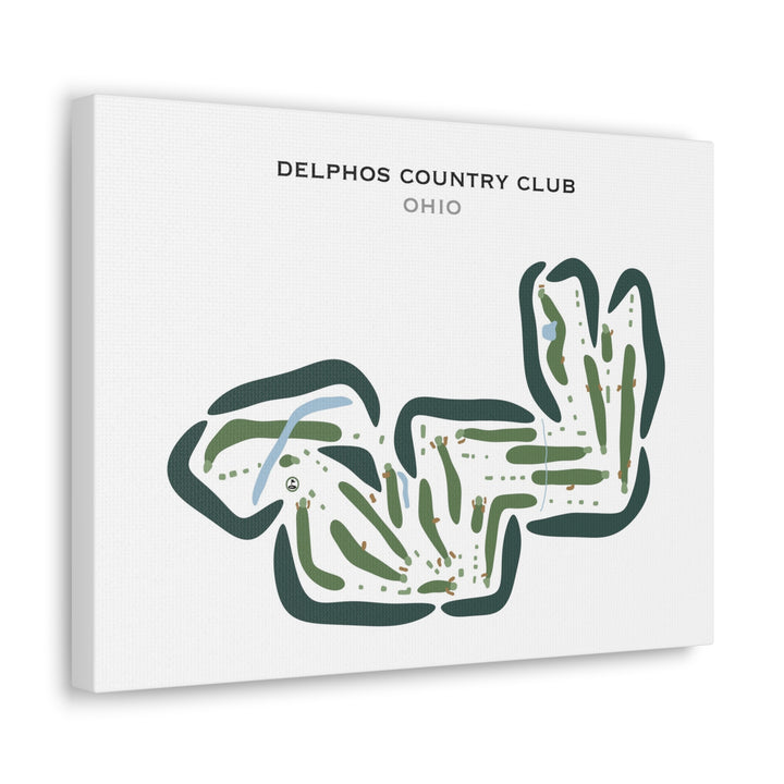 Delphos Country Club, Ohio - Printed Golf Courses