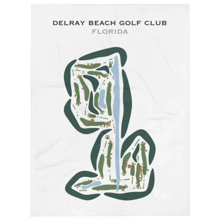 Delray Dunes Golf Club, Florida - Printed Golf Courses