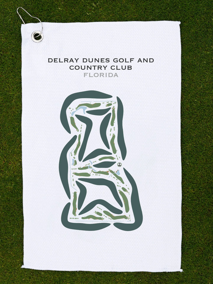 Delray Dunes Golf & Country Club, Florida - Printed Golf Courses