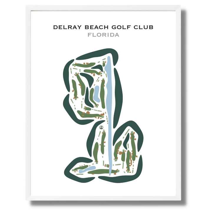 Delray Dunes Golf Club, Florida - Printed Golf Courses