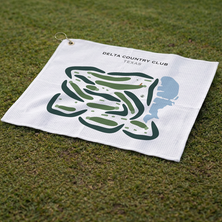 Delta Country Club, Texas - Printed Golf Courses