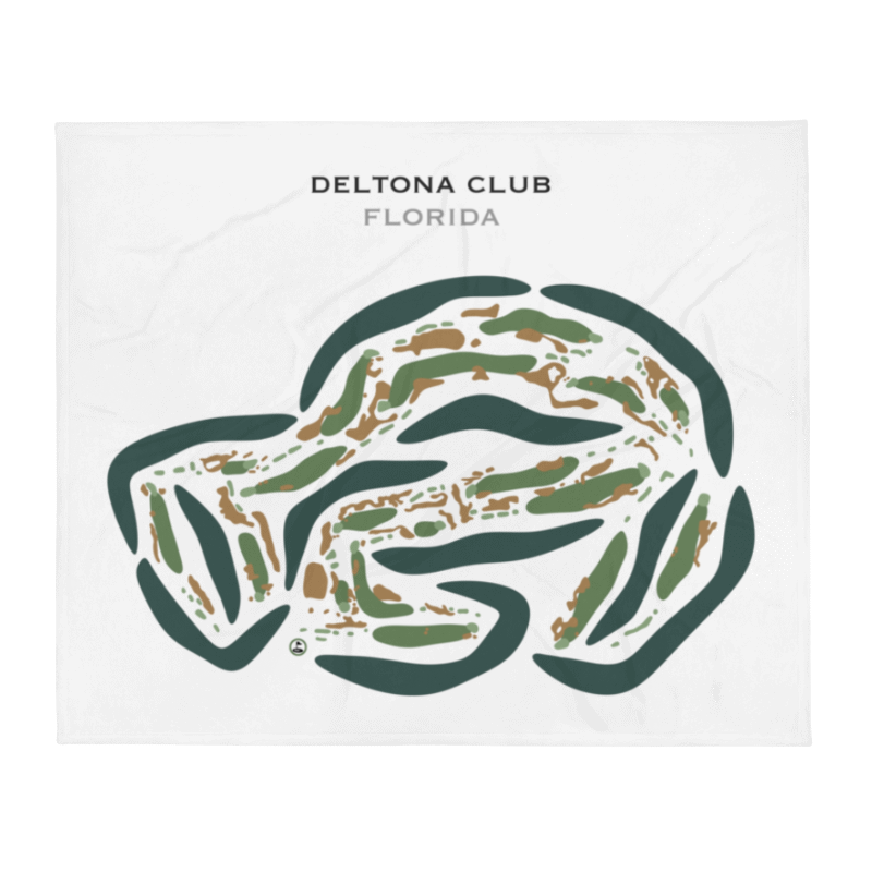 Deltona Club, Florida - Printed Golf Courses