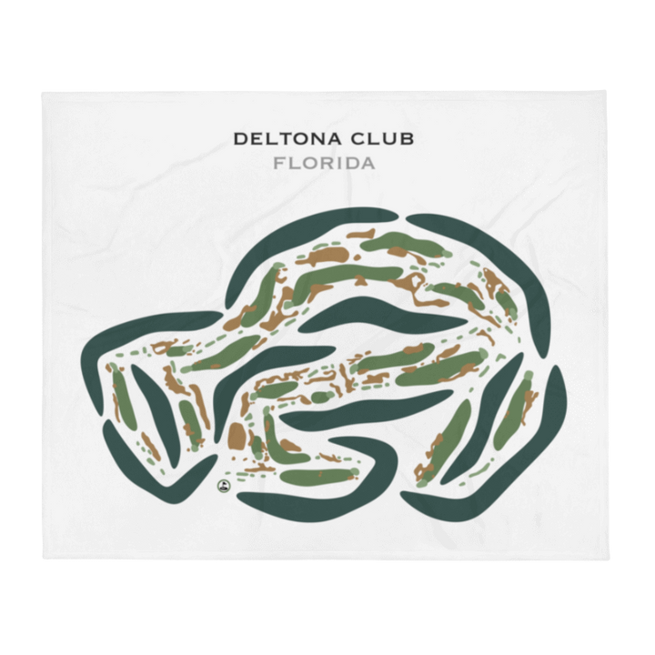 Deltona Club, Florida - Printed Golf Courses