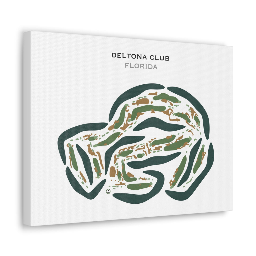 Deltona Club, Florida - Printed Golf Courses
