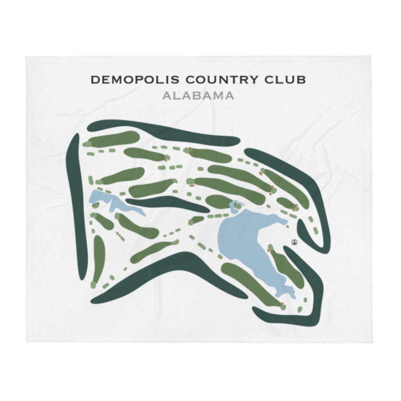 Demopolis Country Club, Alabama - Printed Golf Courses