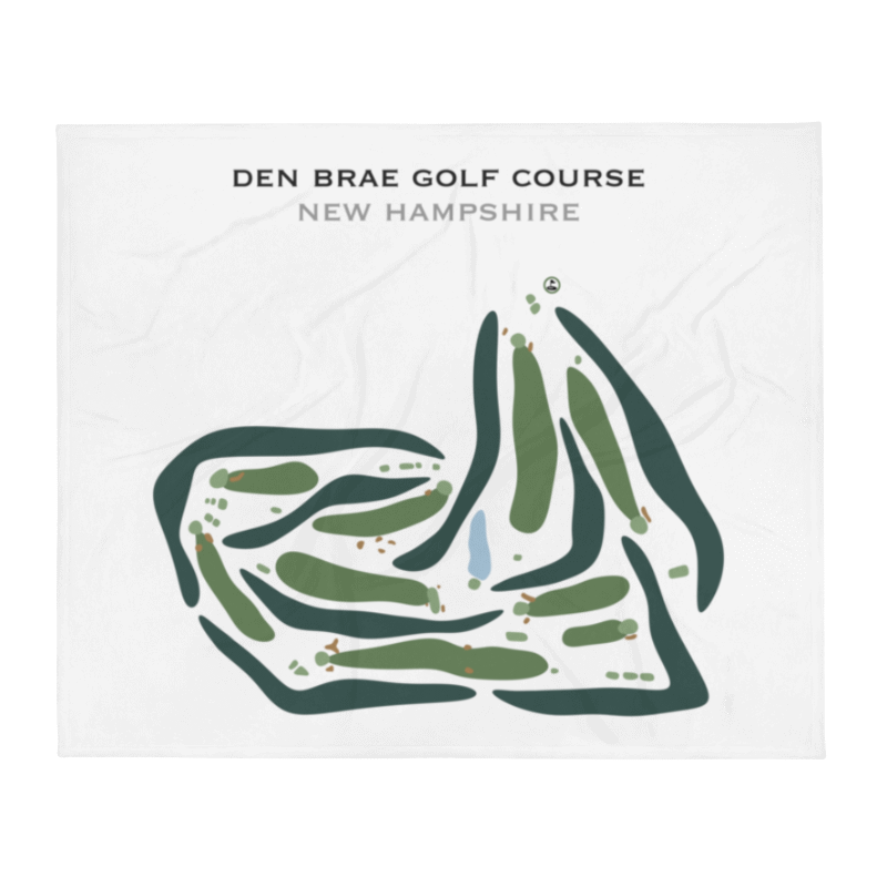 Den Brae Golf Course, New Hampshire - Printed Golf Courses