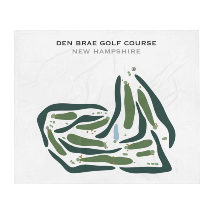 Den Brae Golf Course, New Hampshire - Printed Golf Courses