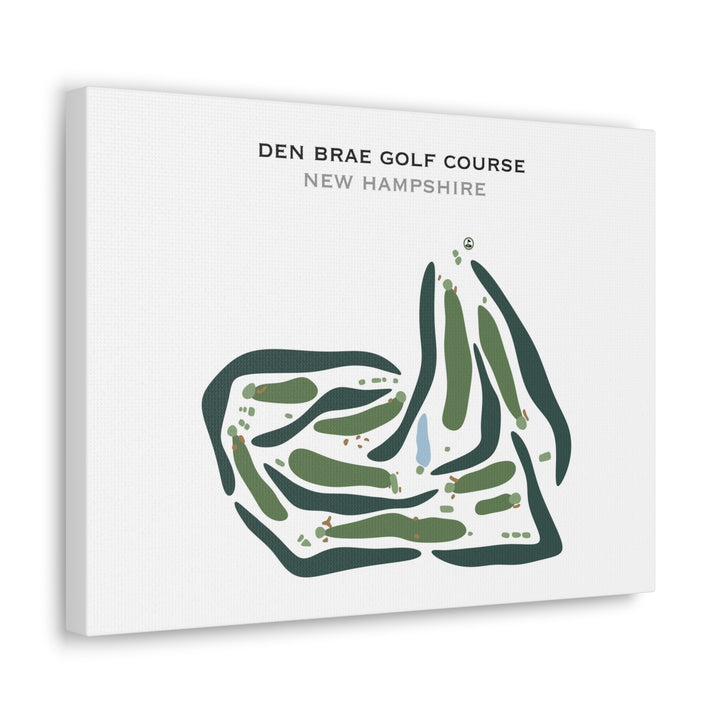 Den Brae Golf Course, New Hampshire - Printed Golf Courses