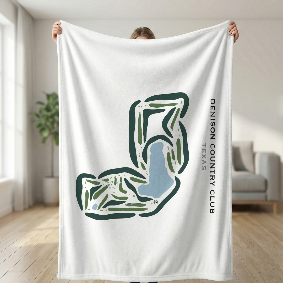 Denison Country Club, Texas - Printed Golf Courses
