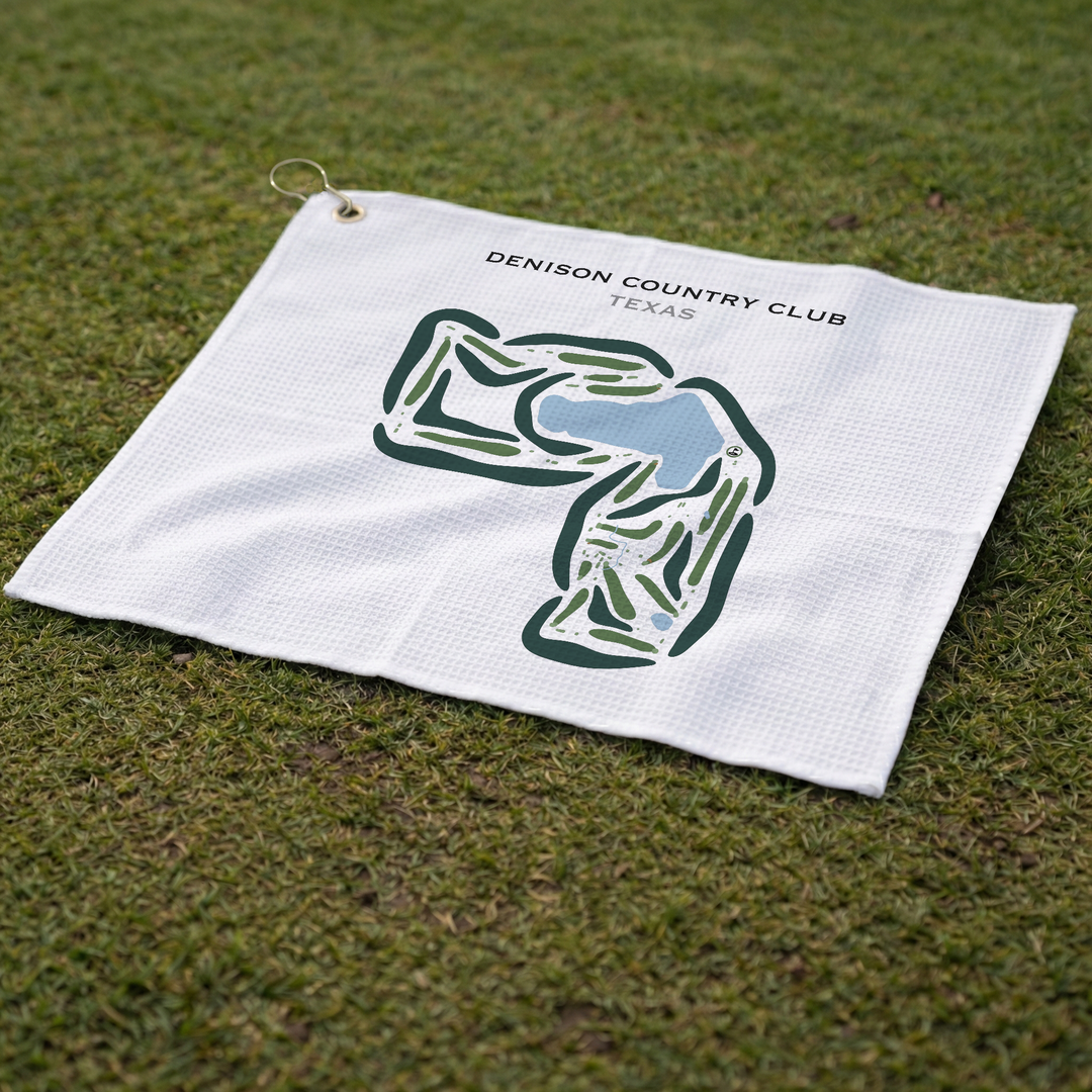 Denison Country Club, Texas - Printed Golf Courses