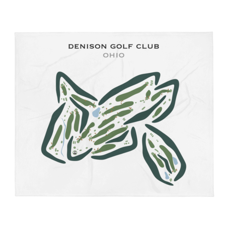 Denison Golf Club, Ohio - Printed Golf Courses