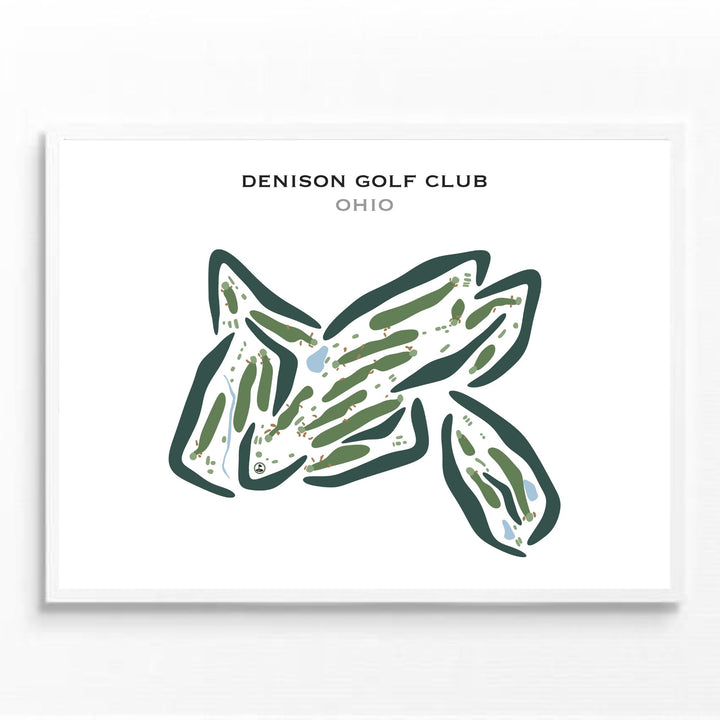 Denison Golf Club, Ohio - Printed Golf Courses