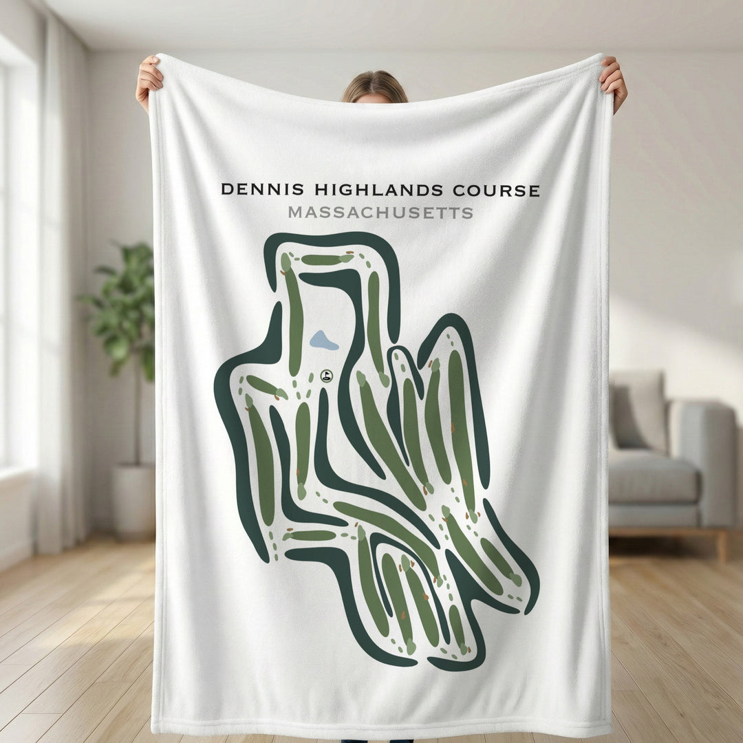 Dennis Highlands Golf Course, Massachusetts - Printed Golf Courses