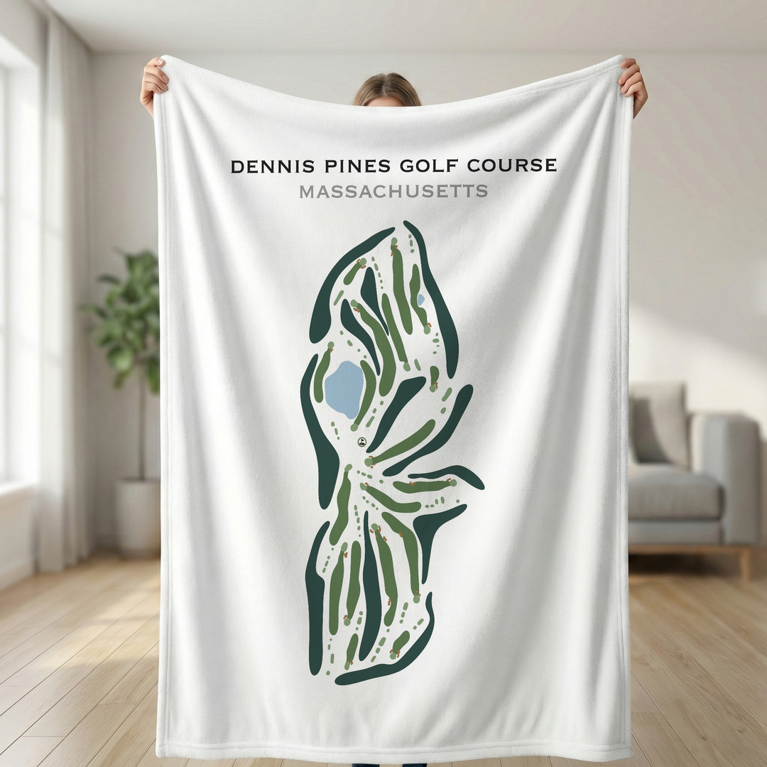 Dennis Pines Golf Course, Massachusetts - Printed Golf Course