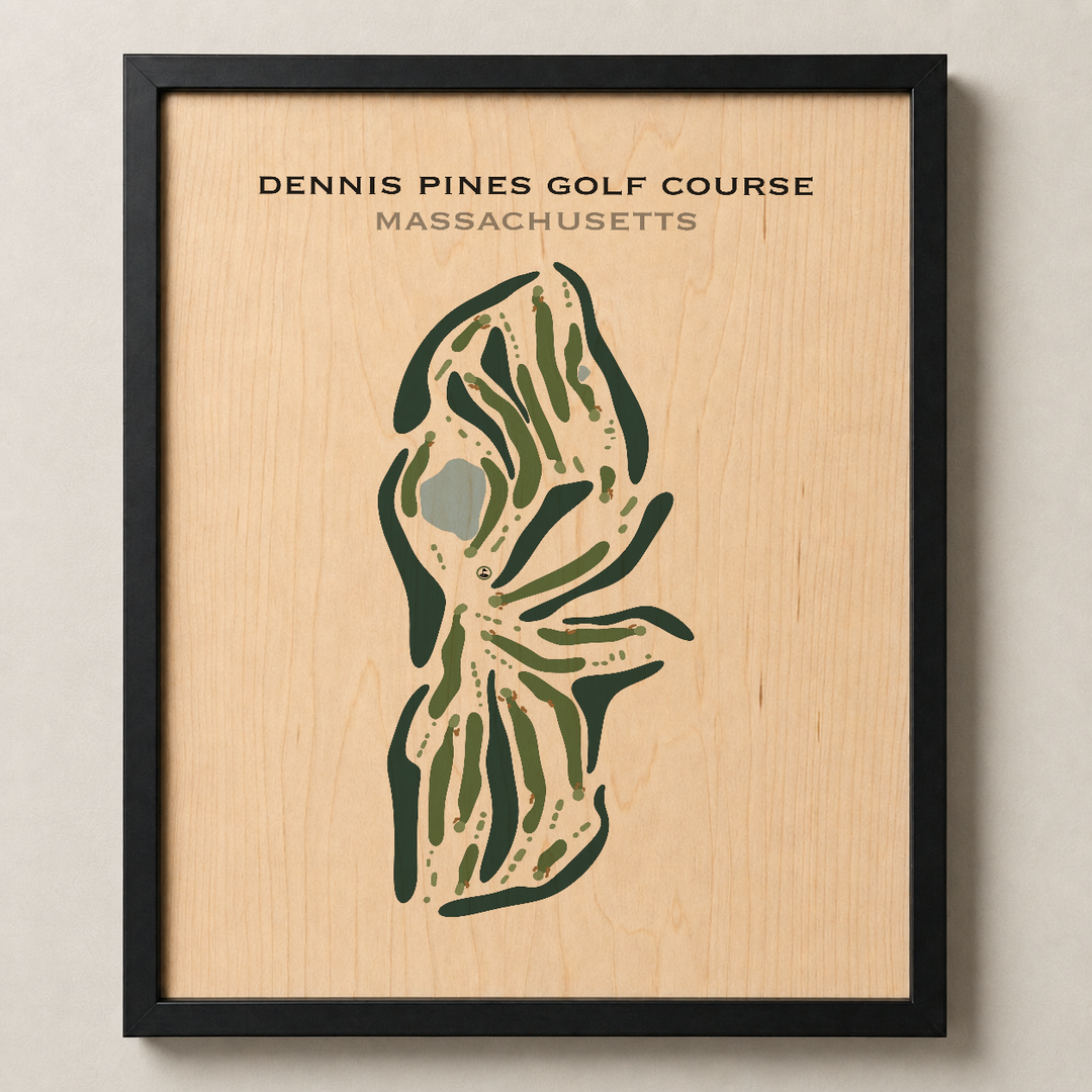 Dennis Pines Golf Course, Massachusetts - Printed Golf Course