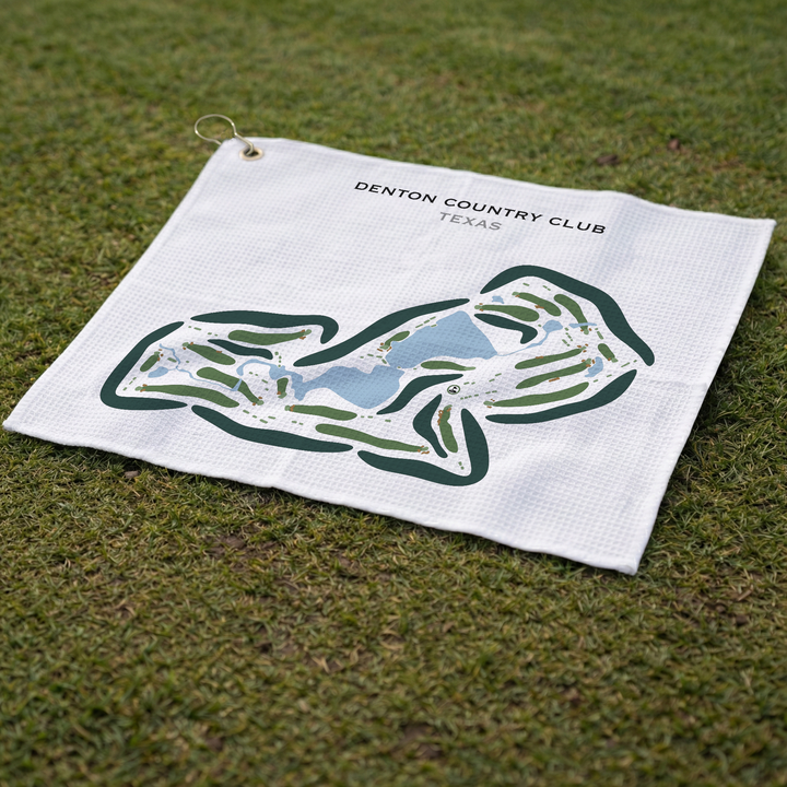 Denton Country Club, Texas - Printed Golf Courses