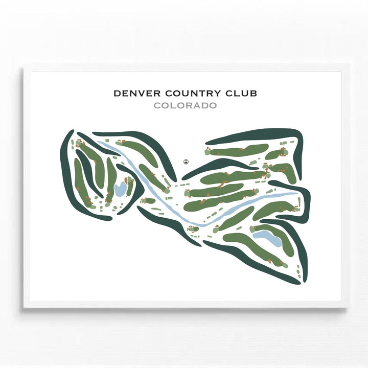 Denver Country Club, Colorado - Printed Golf Courses