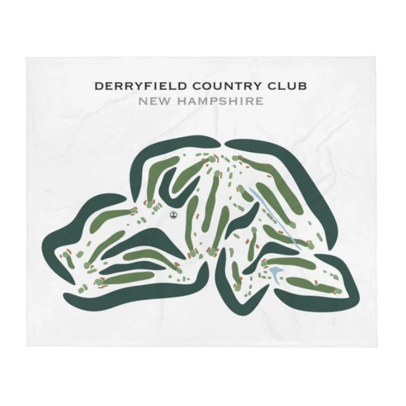 Derryfield Country Club, Manchester, New Hampshire - Printed Golf Course