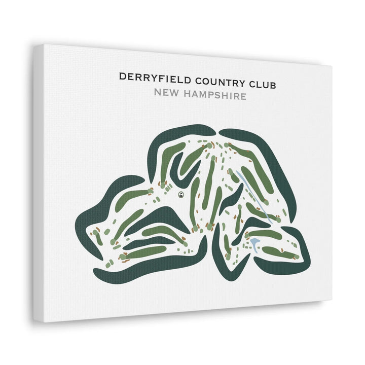 Derryfield Country Club, Manchester, New Hampshire - Printed Golf Course