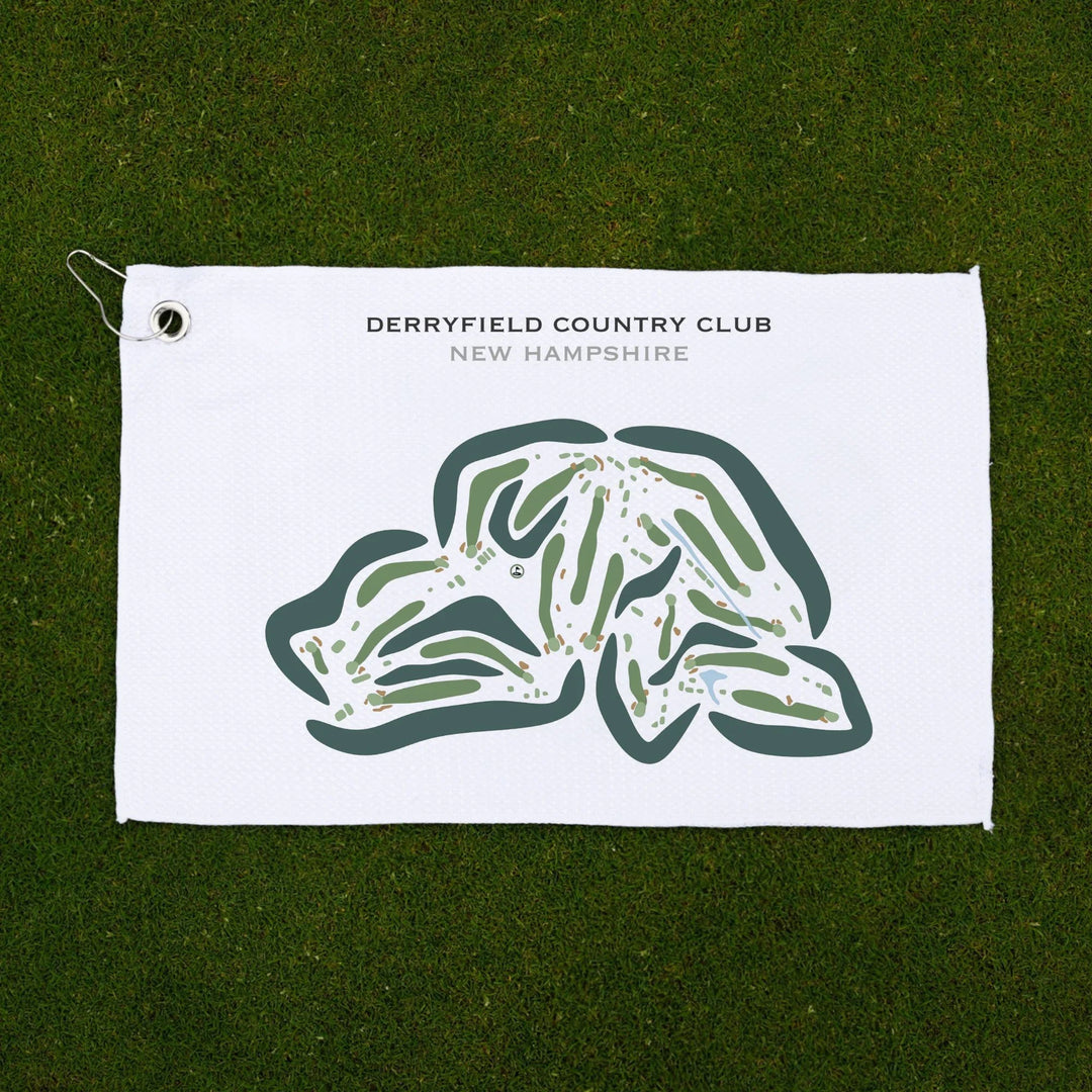 Derryfield Country Club, Manchester, New Hampshire - Printed Golf Course