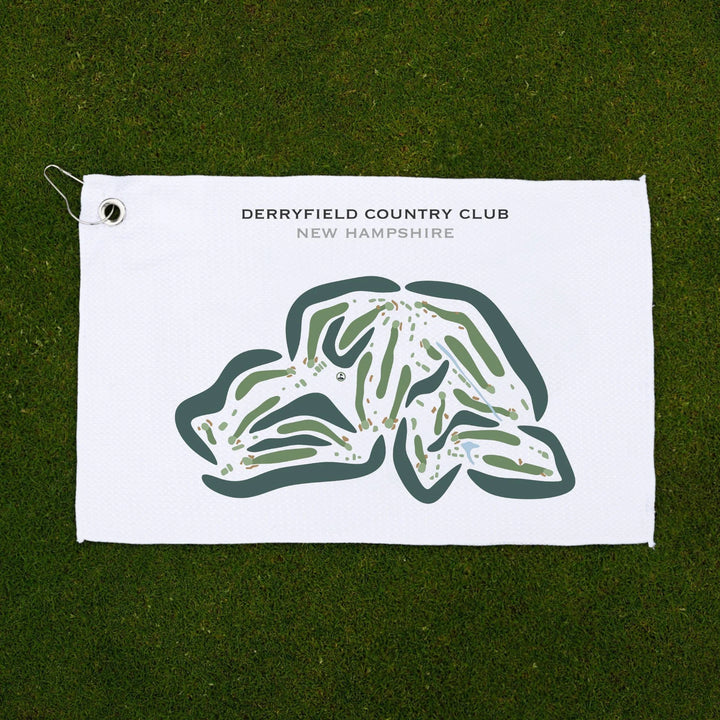 Derryfield Country Club, Manchester, New Hampshire - Printed Golf Course