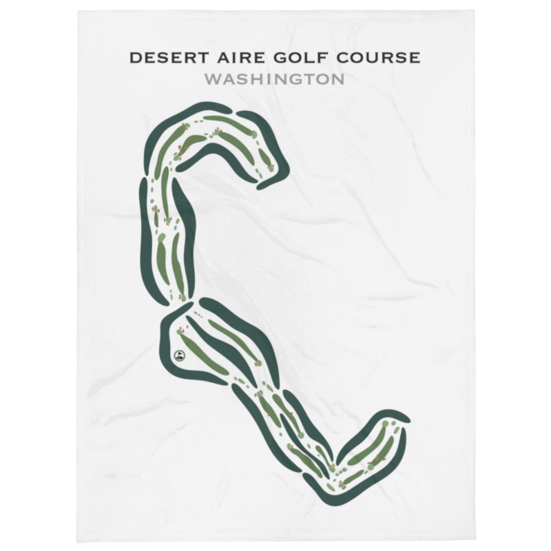 Desert Aire Golf Course, Mattawa, Washington - Printed Golf Courses