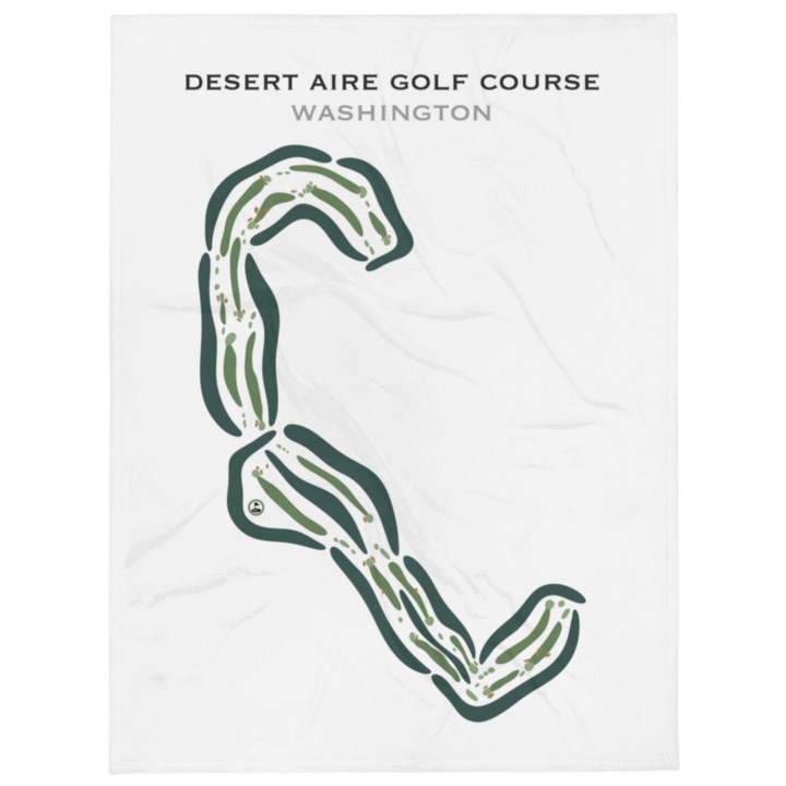 Desert Aire Golf Course, Mattawa, Washington - Printed Golf Courses