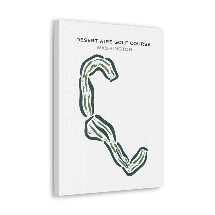 Desert Aire Golf Course, Mattawa, Washington - Printed Golf Courses