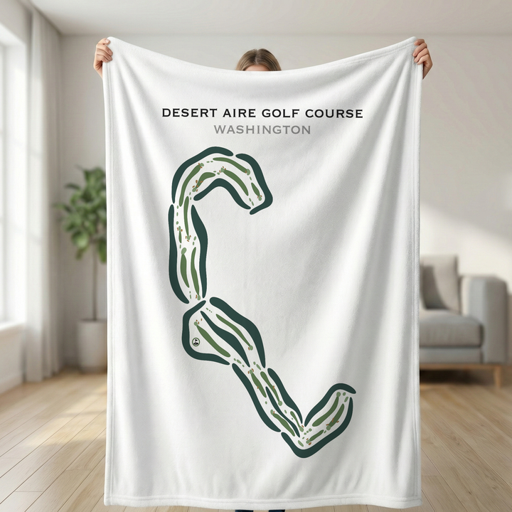 Desert Aire Golf Course, Mattawa, Washington - Printed Golf Courses