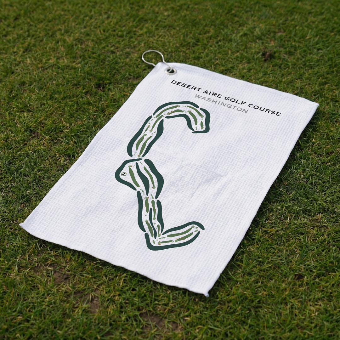 Desert Aire Golf Course, Mattawa, Washington - Printed Golf Courses