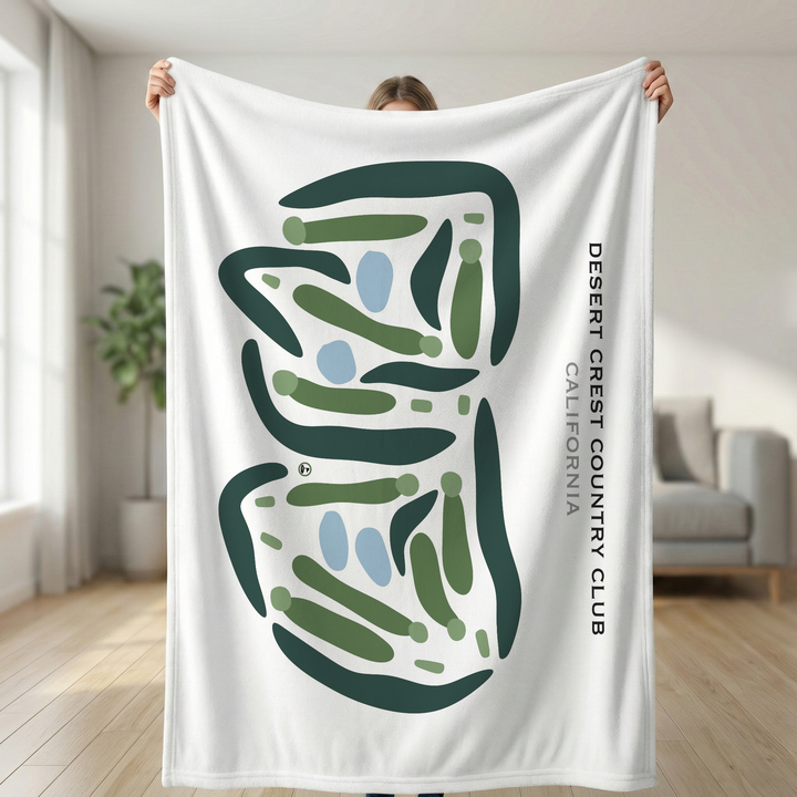 Desert Crest Country Club, California - Printed Golf Courses
