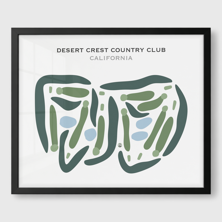 Desert Crest Country Club, California - Printed Golf Courses