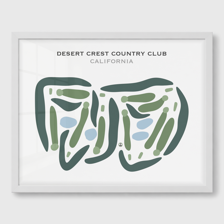Desert Crest Country Club, California - Printed Golf Courses