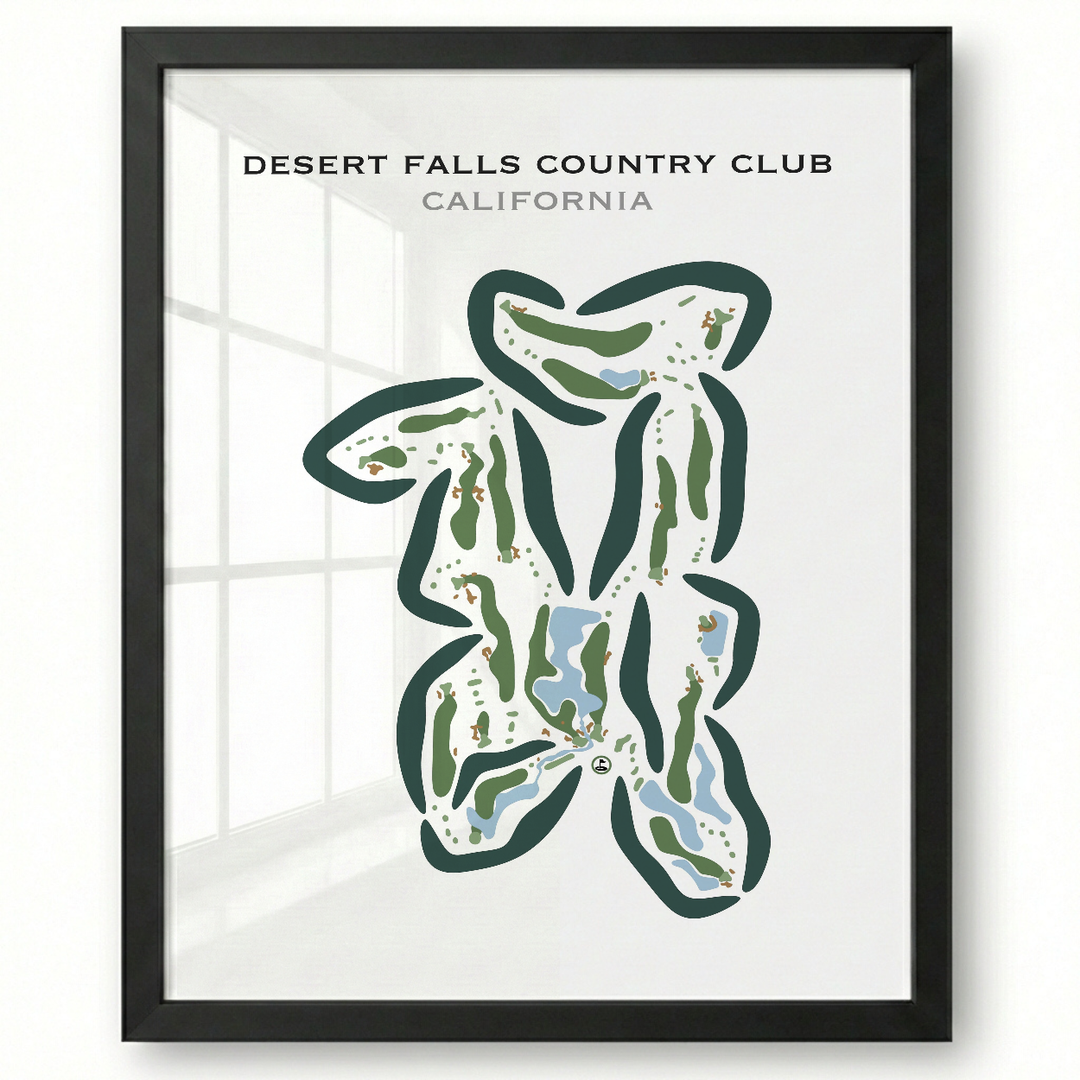 Desert Falls Country Club, California - Printed Golf Course