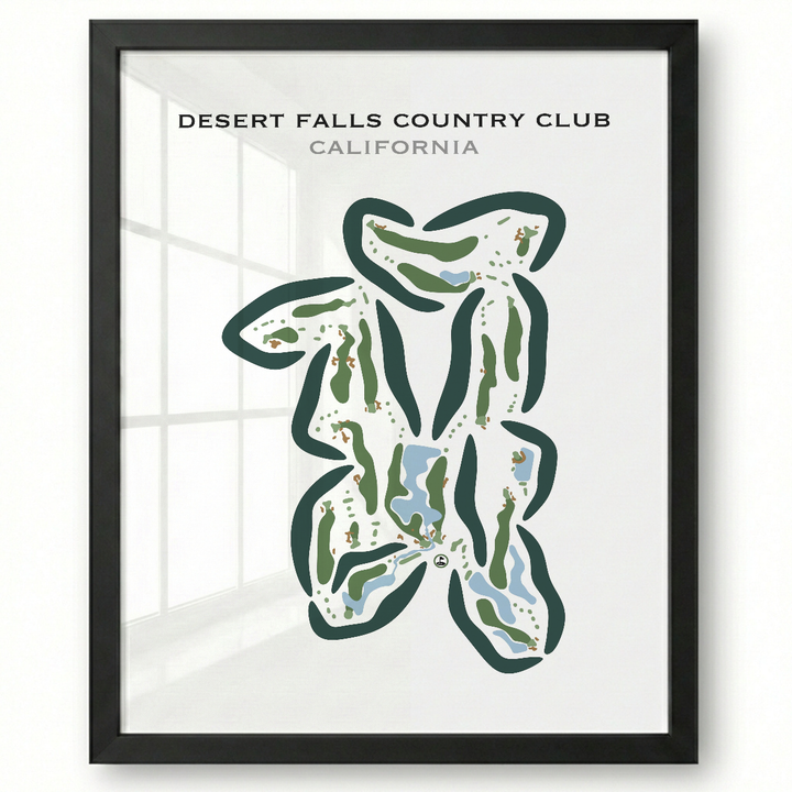 Desert Falls Country Club, California - Printed Golf Course