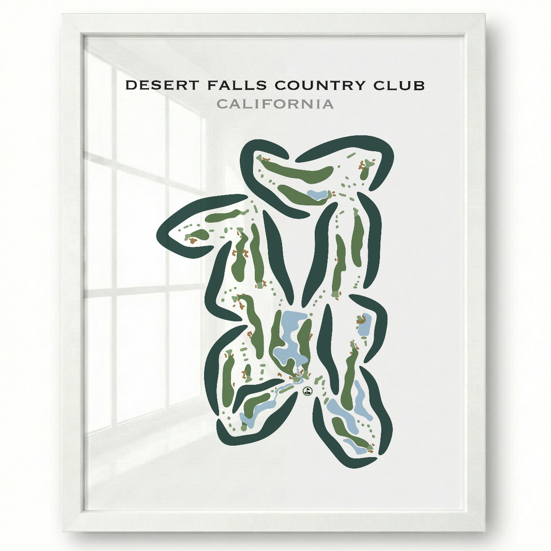 Desert Falls Country Club, California - Printed Golf Course