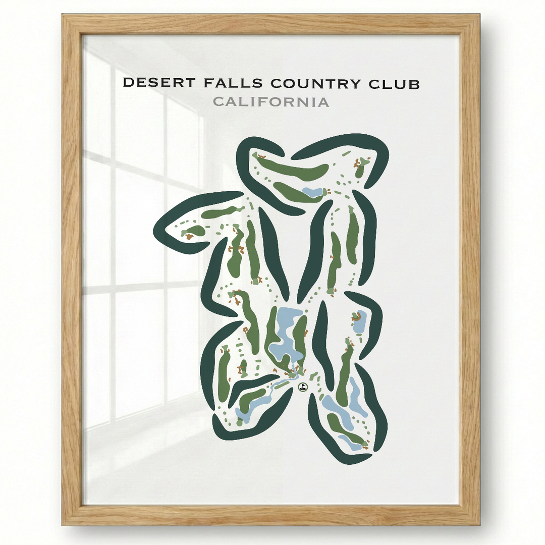 Desert Falls Country Club, California - Printed Golf Course