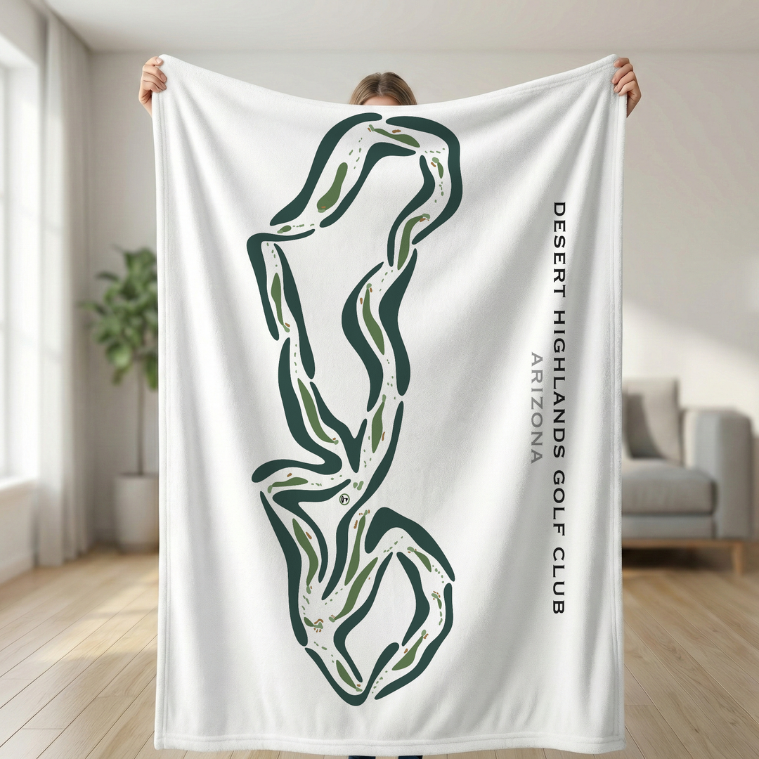 Desert Highlands Golf Club, Arizona - Printed Golf Courses