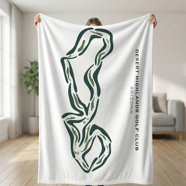 Desert Highlands Golf Club, Arizona - Printed Golf Courses