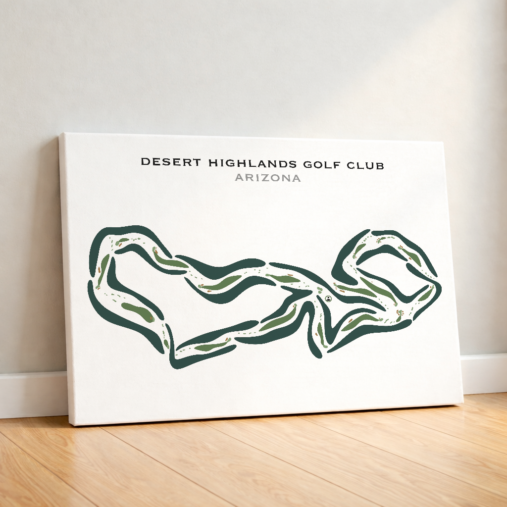Desert Highlands Golf Club, Arizona - Printed Golf Courses