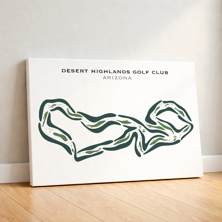 Desert Highlands Golf Club, Arizona - Printed Golf Courses