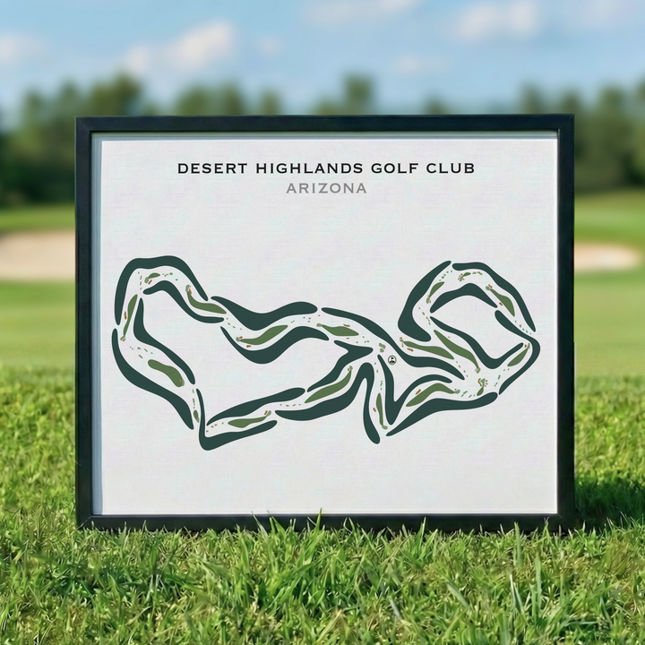 Desert Highlands Golf Club, Arizona - Printed Golf Courses
