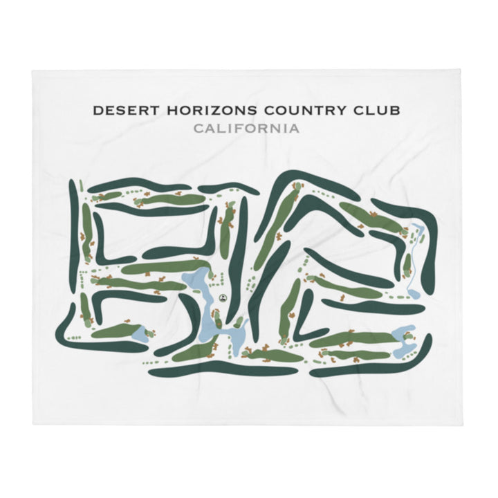 Desert Horizon Country Club, California - Printed Golf Course