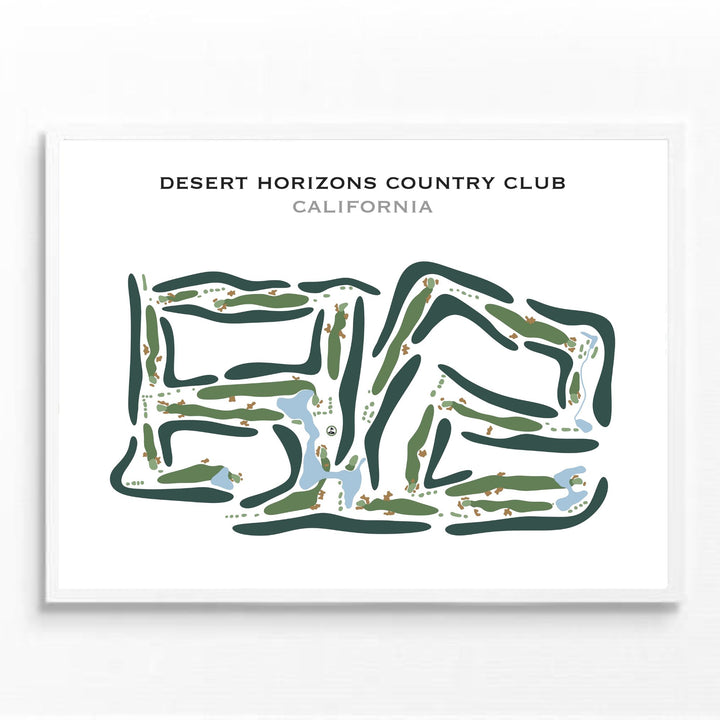 Desert Horizon Country Club, California - Printed Golf Course