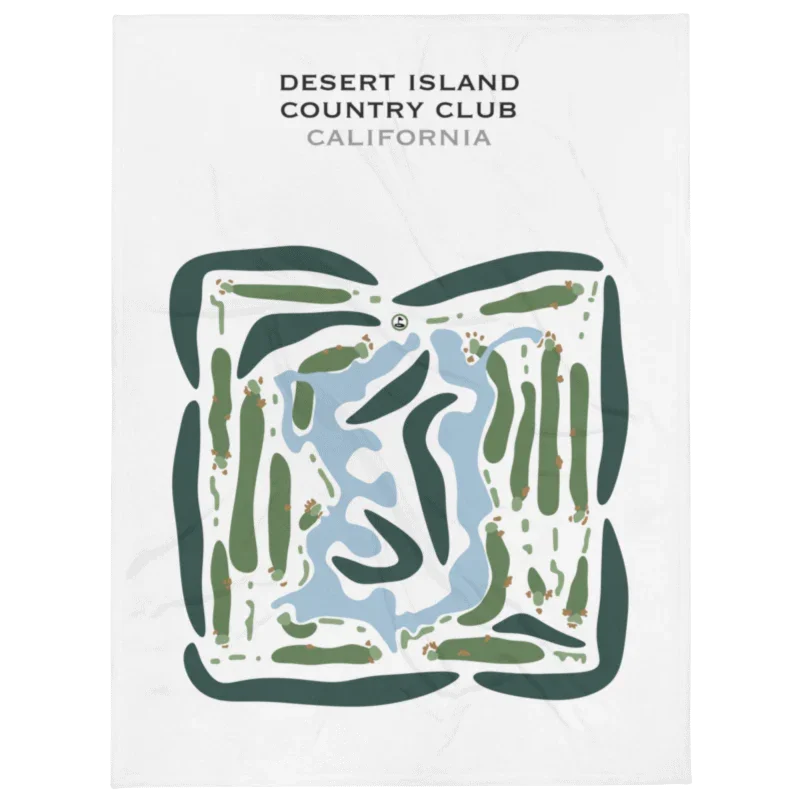 Desert Island Country Club, California - Printed Golf Courses