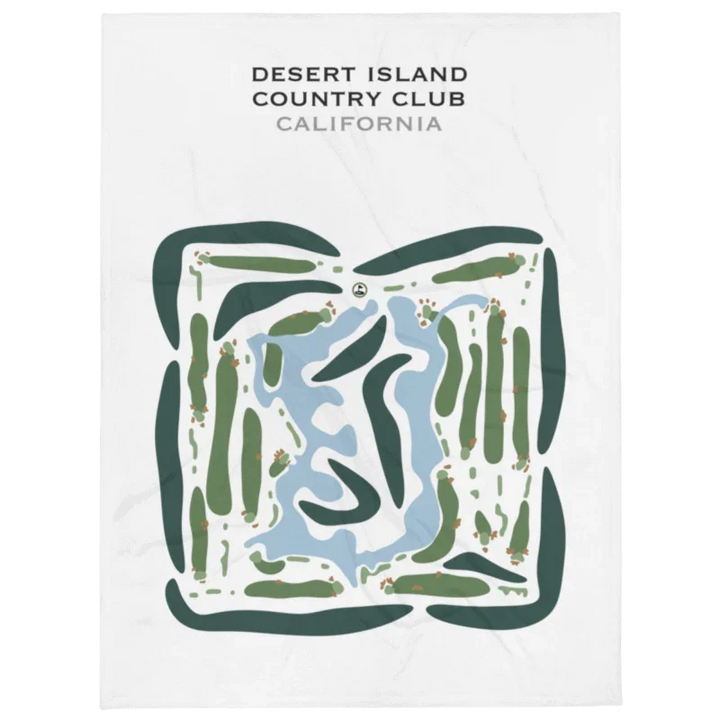 Desert Island Country Club, California - Printed Golf Courses