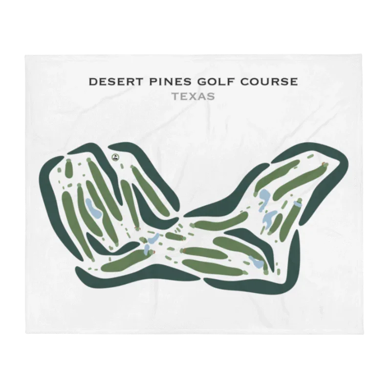 Desert Pines Golf Course, Texas - Printed Golf Courses