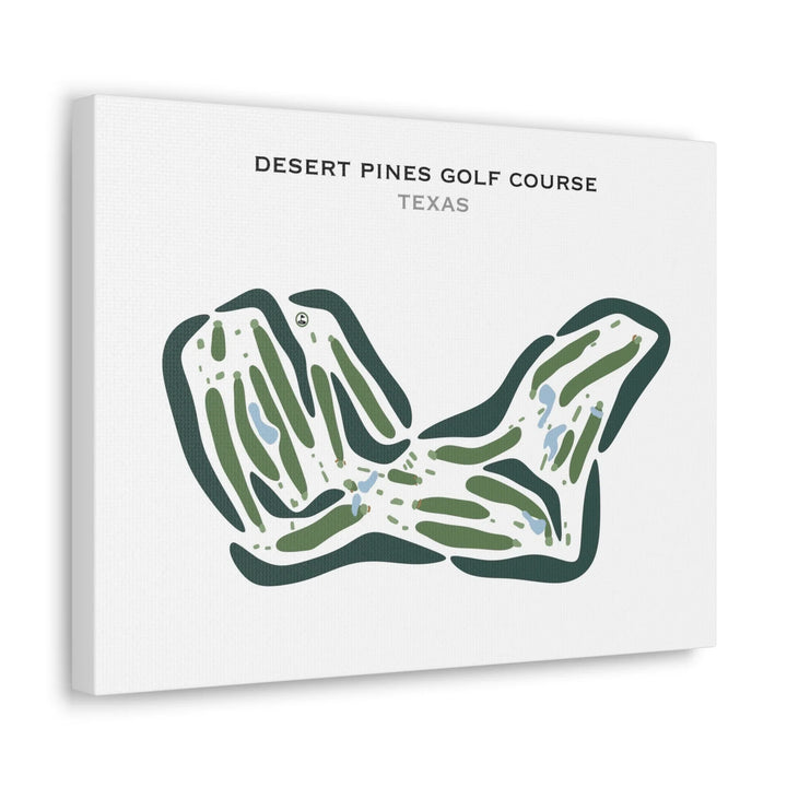 Desert Pines Golf Course, Texas - Printed Golf Courses