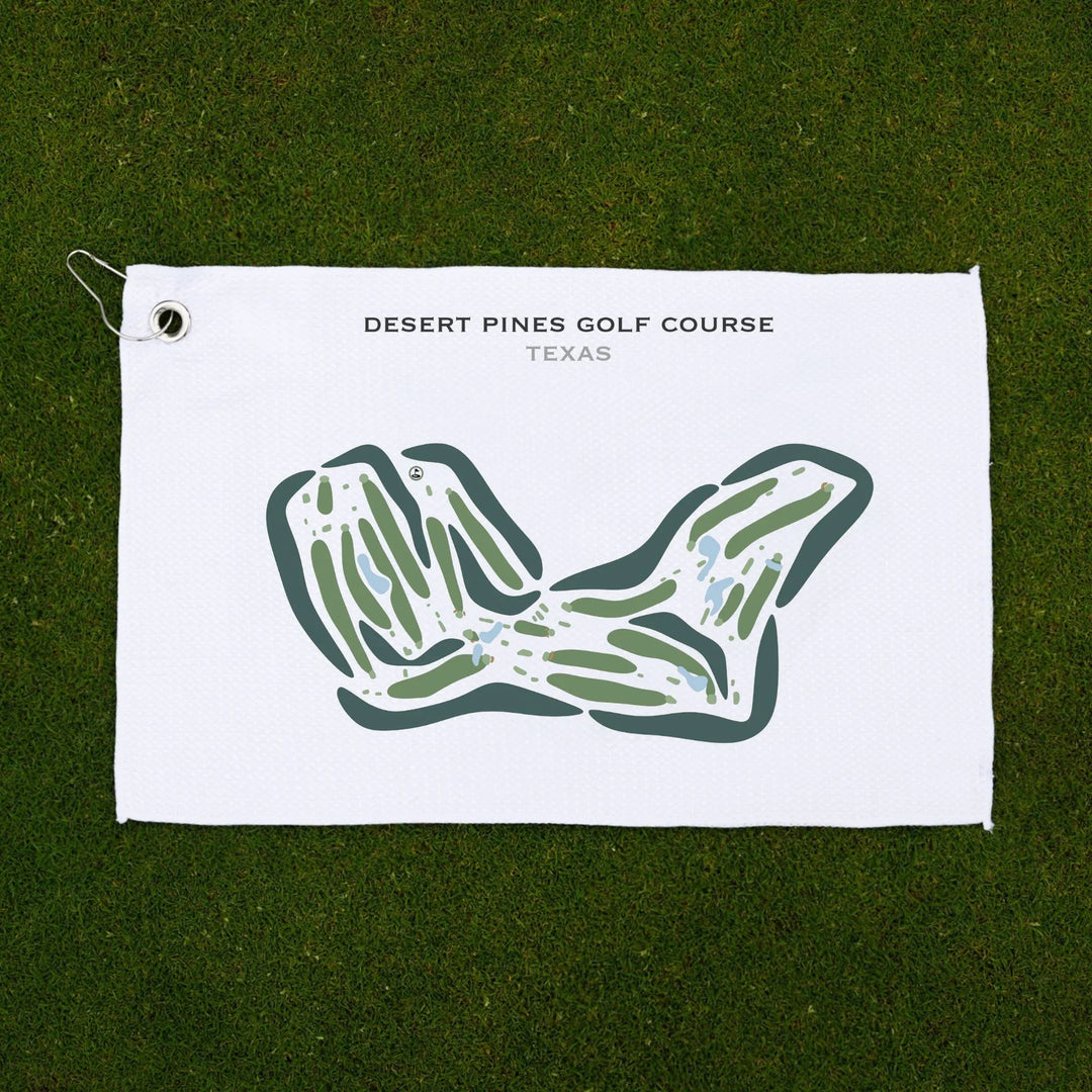 Desert Pines Golf Course, Texas - Printed Golf Courses
