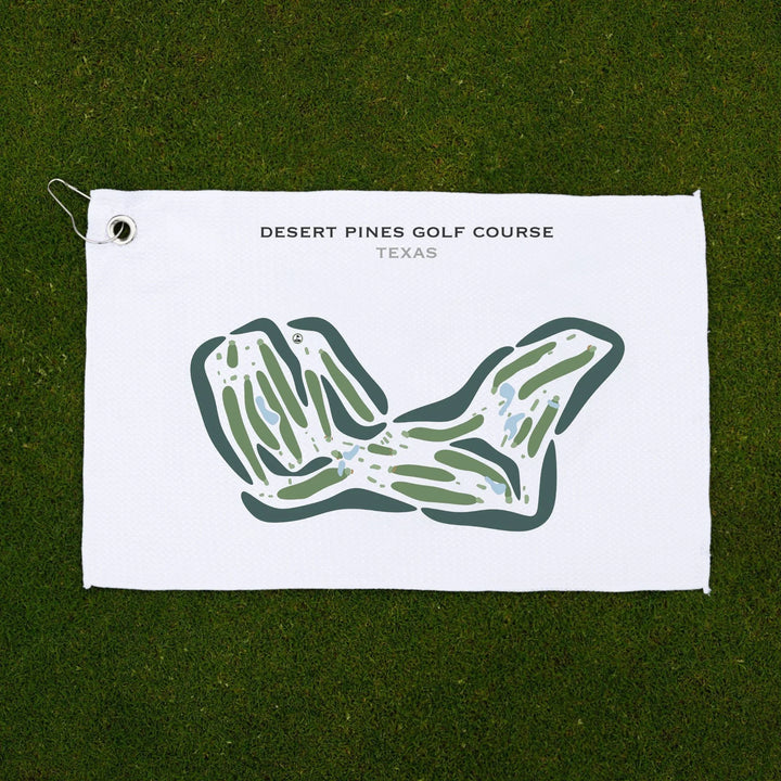 Desert Pines Golf Course, Texas - Printed Golf Courses